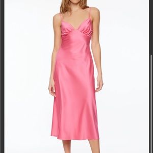 Dynamite Violet Open Back Slip Midi Dress💕